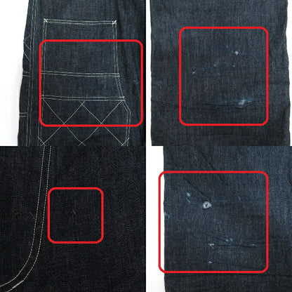 Dry Bones Double Knee Painter Pants Indigo Blue Size 36