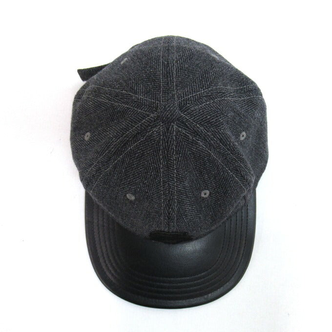 Schott x THE H.W.DOG&CO. Black Trucker Cap