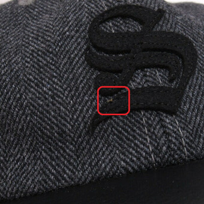 Schott x THE H.W.DOG&CO. Black Trucker Cap