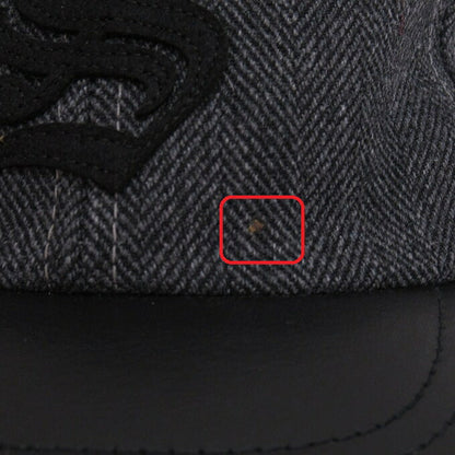 Schott x THE H.W.DOG&CO. Black Trucker Cap