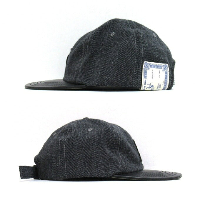 Schott x THE H.W.DOG&CO. Black Trucker Cap