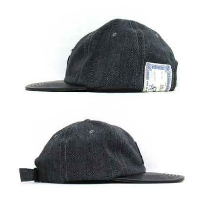 Schott x THE H.W.DOG&CO. Black Trucker Cap