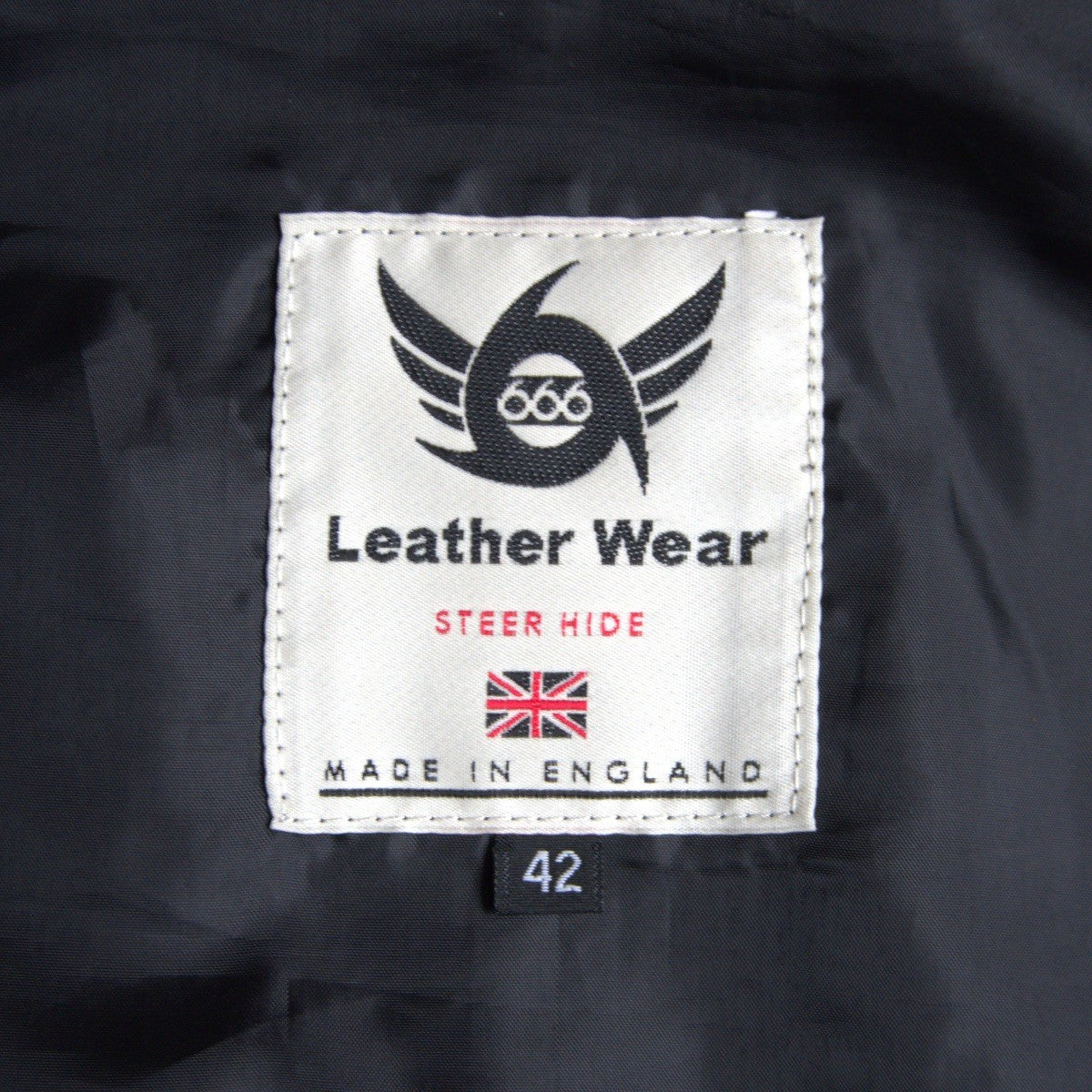 666 triple six Steerhide Single Rider Jacket Size 42