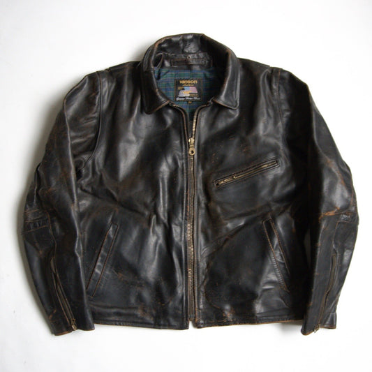 VANSON Café Racer Jacket Size 44