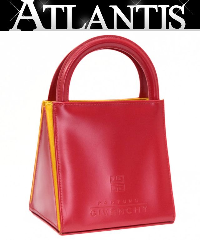 GIVENCHY Vintage PVC Mini Handbag Red Size ONE SIZE
