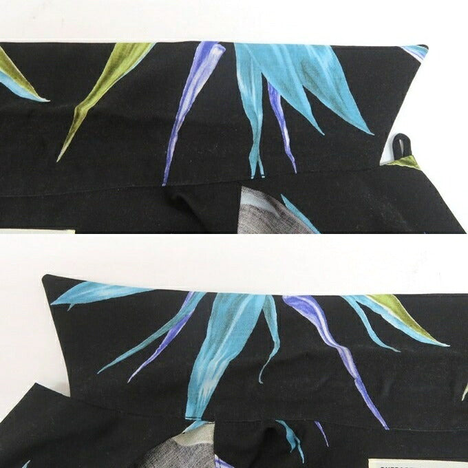 WACKO MARIA Bird of Paradise S/S Shirt Black Size XS