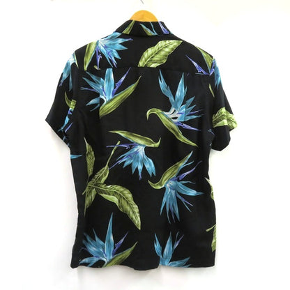 WACKO MARIA Bird of Paradise S/S Shirt Black Size XS