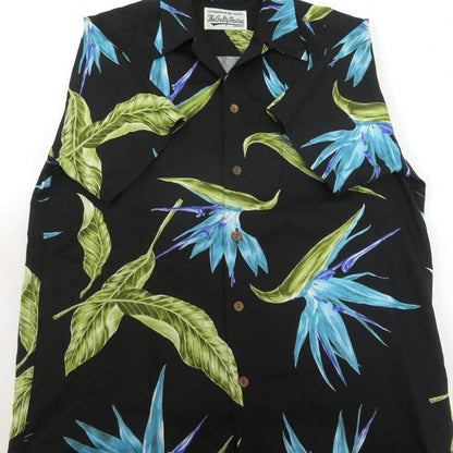 WACKO MARIA Bird of Paradise S/S Shirt Black Size XS