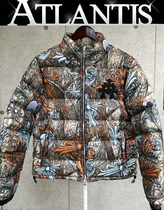 CHROME HEARTS x Nike Nocta Drake Silver Down Jacket Size M
