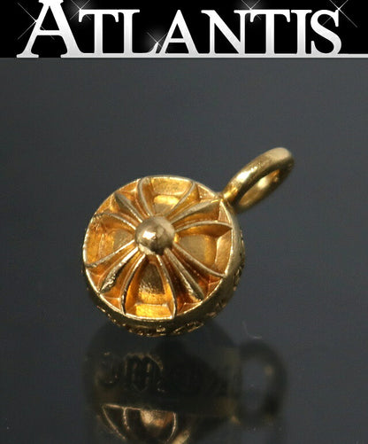 CHROME HEARTS 22K Banded Plus Beads Pendant Size ONE SIZE