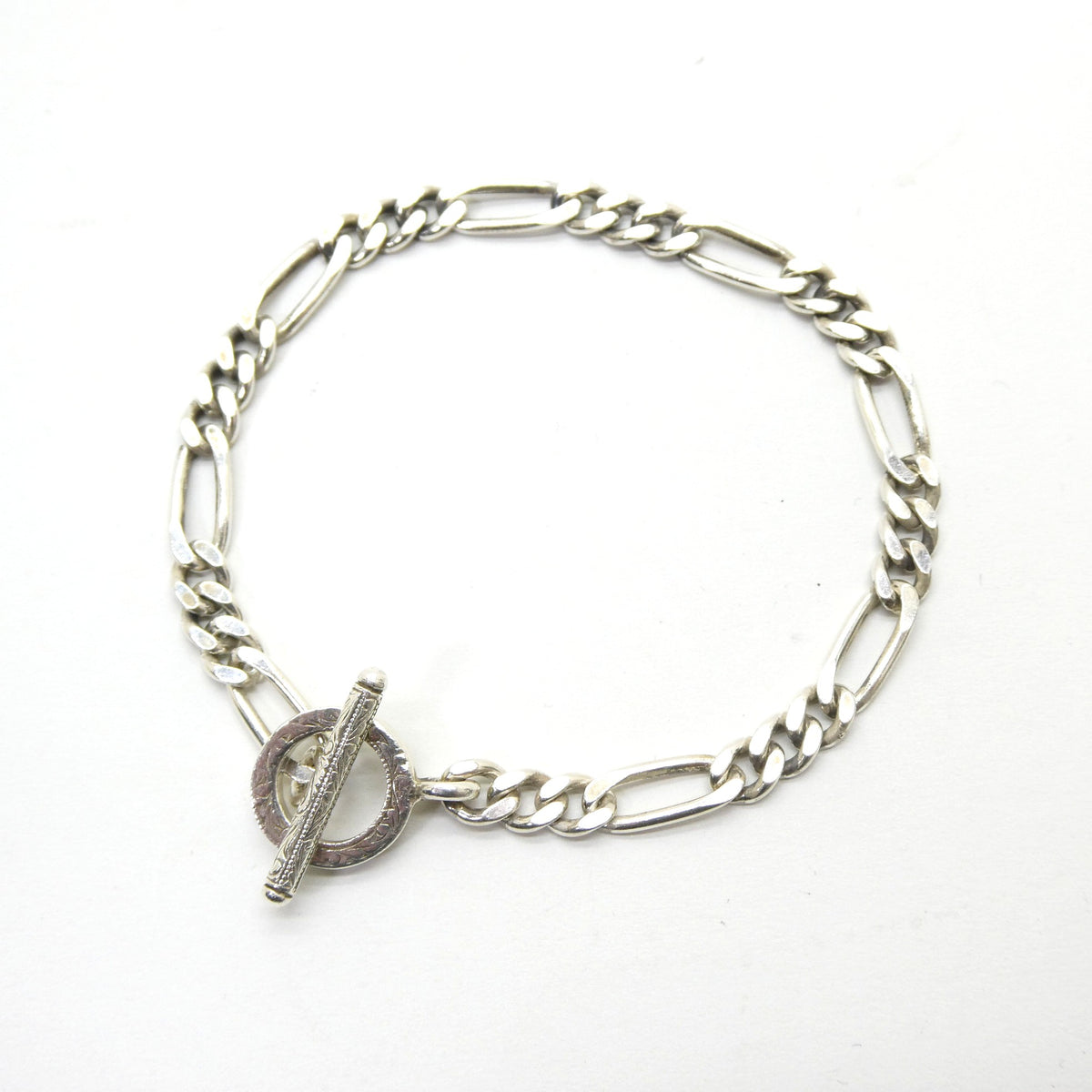 ANTIDOTE BUYERS CLUB Figaro Wide Chain Bracelet Silver