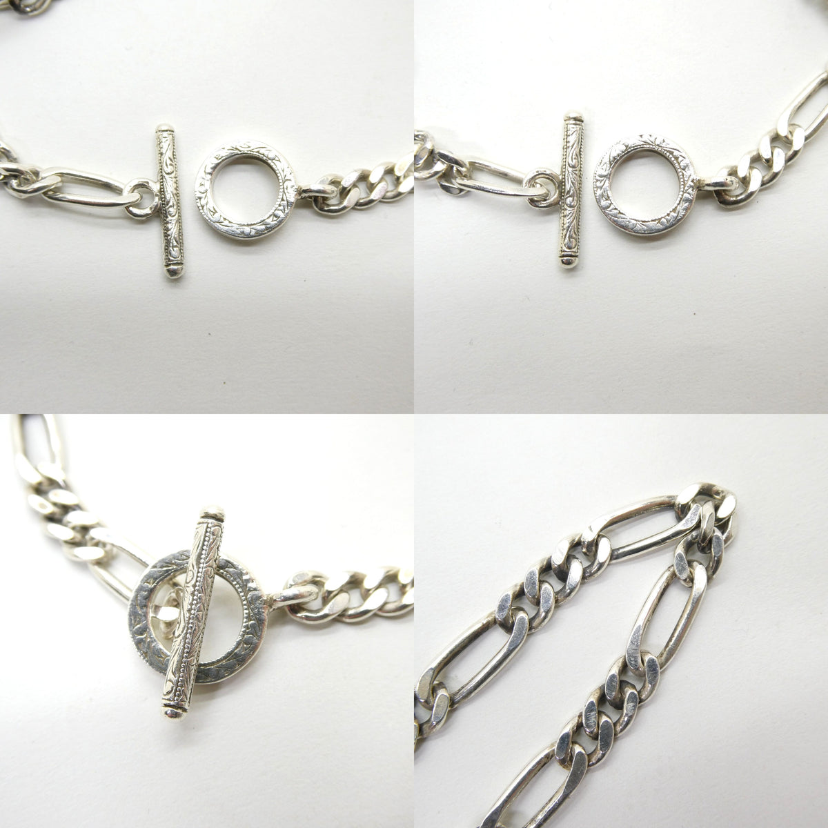 ANTIDOTE BUYERS CLUB Figaro Wide Chain Bracelet Silver