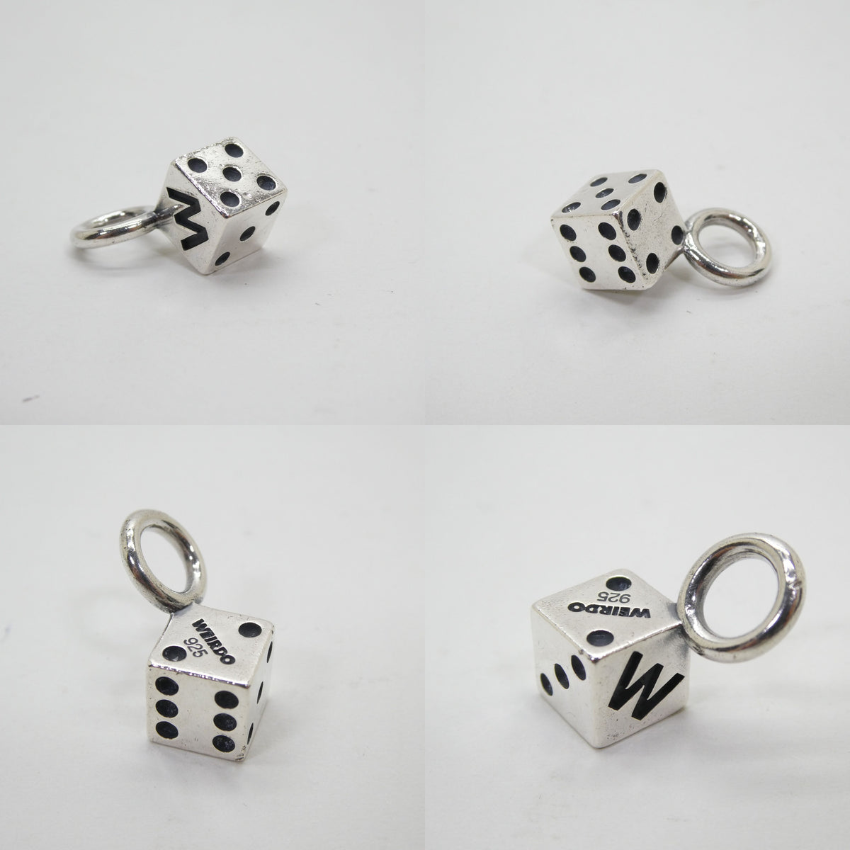 WEIRDO JEWELRY Dice Top Silver925 Pendant