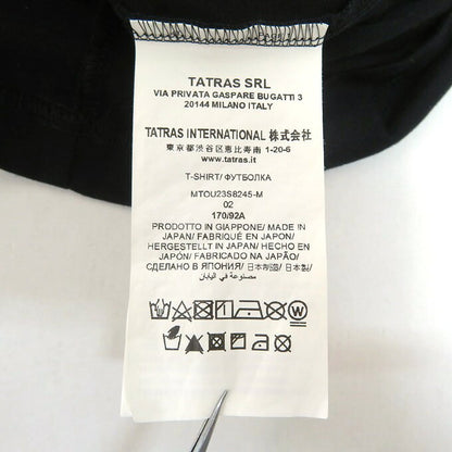 TATRAS S/S Pocket 3D Logo T-Shirt Black Size 2