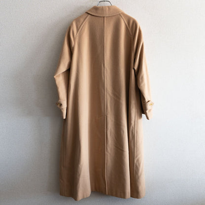 BURBERRYS 100% Cashmere Stand Collar Long Coat Made Size M