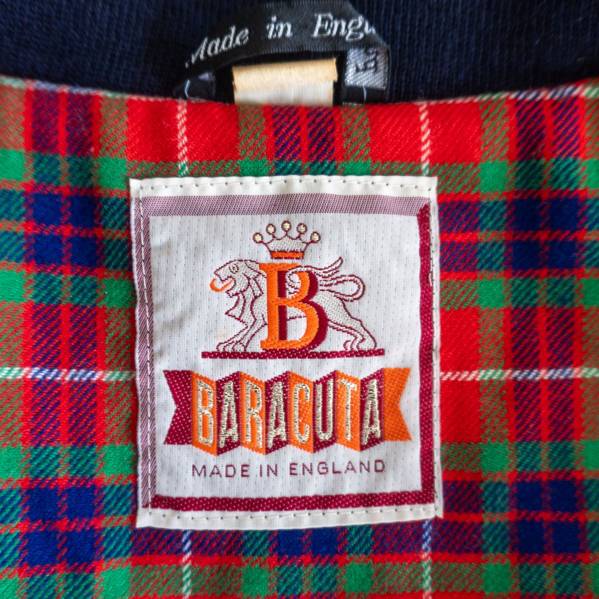 Baracuta G9 Harrington Jacket Blue Size 42
