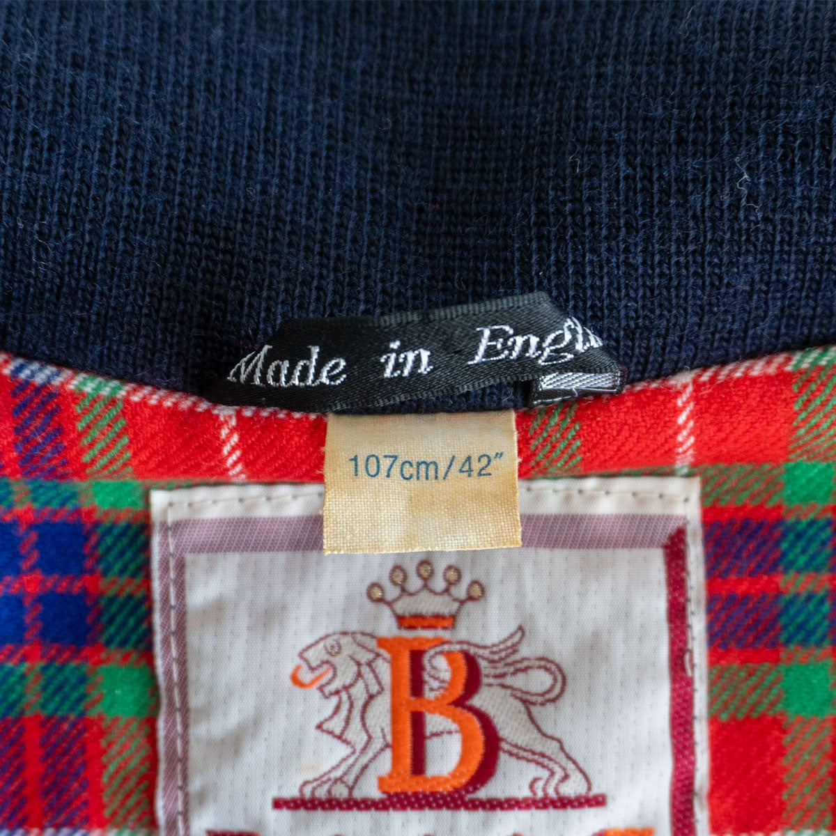 Baracuta G9 Harrington Jacket Blue Size 42