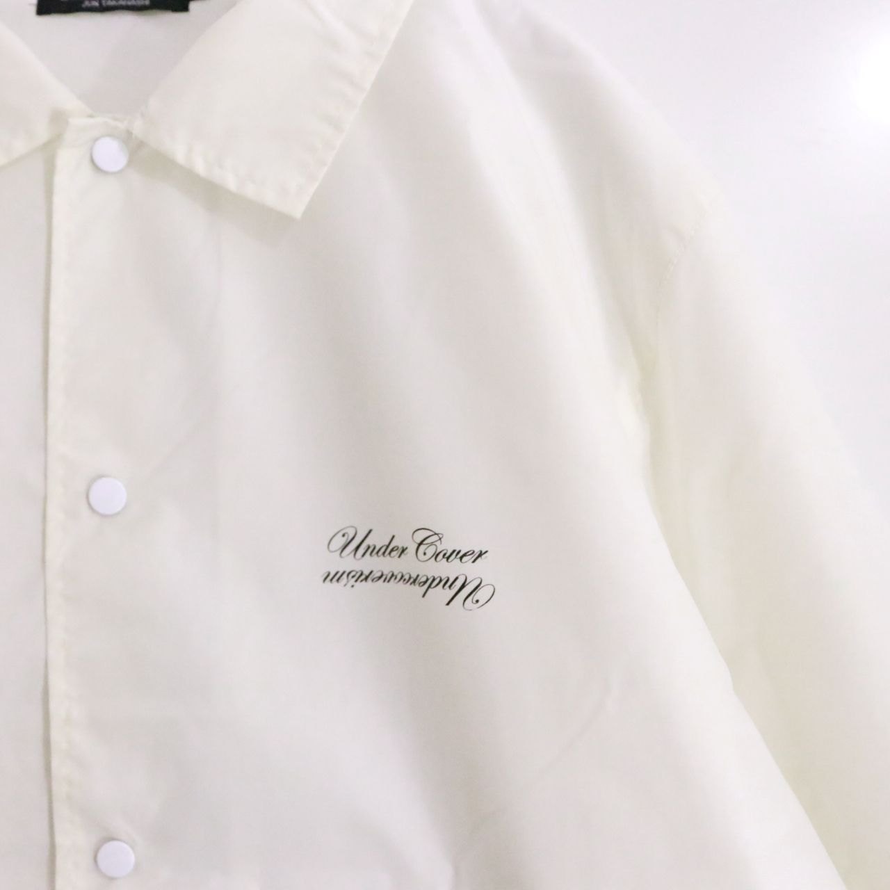 UNDER COVER 17SS Nylon Coach Jacket White Size L