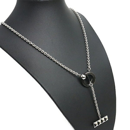 HERMES Medor XO Buffalo Horn & Metal Necklace Size ONE SIZE