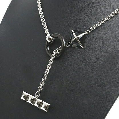 HERMES Medor XO Buffalo Horn & Metal Necklace Size ONE SIZE