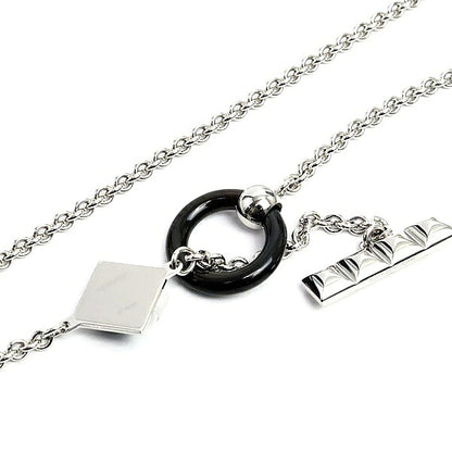 HERMES Medor XO Buffalo Horn & Metal Necklace Size ONE SIZE