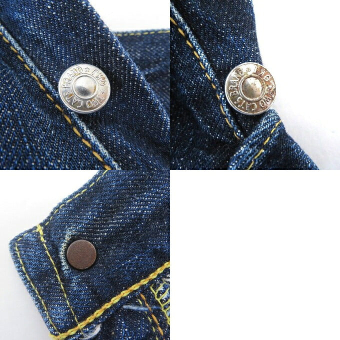 TCB JEANS Pink Selvedge Denim Pants Indigo Size 31