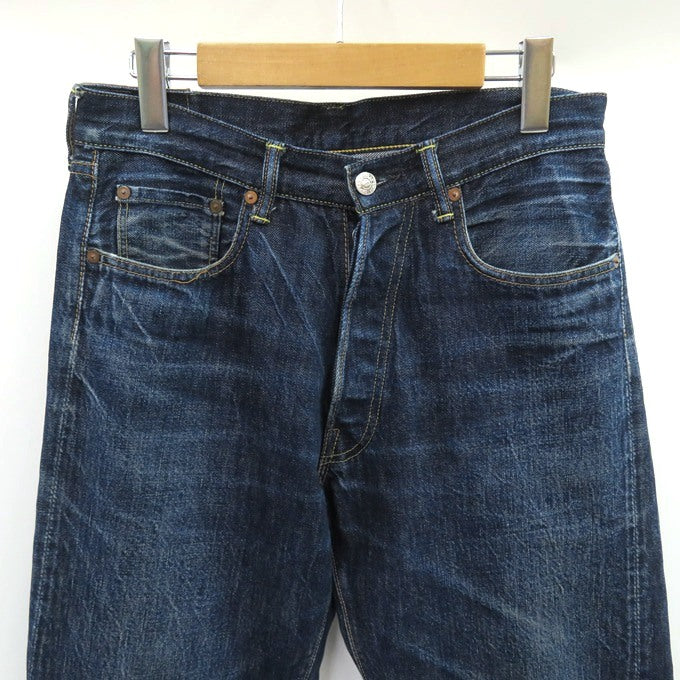 TCB JEANS Pink Selvedge Denim Pants Indigo Size 31