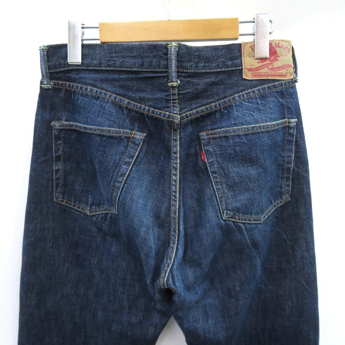 TCB JEANS Pink Selvedge Denim Pants Indigo Size 31