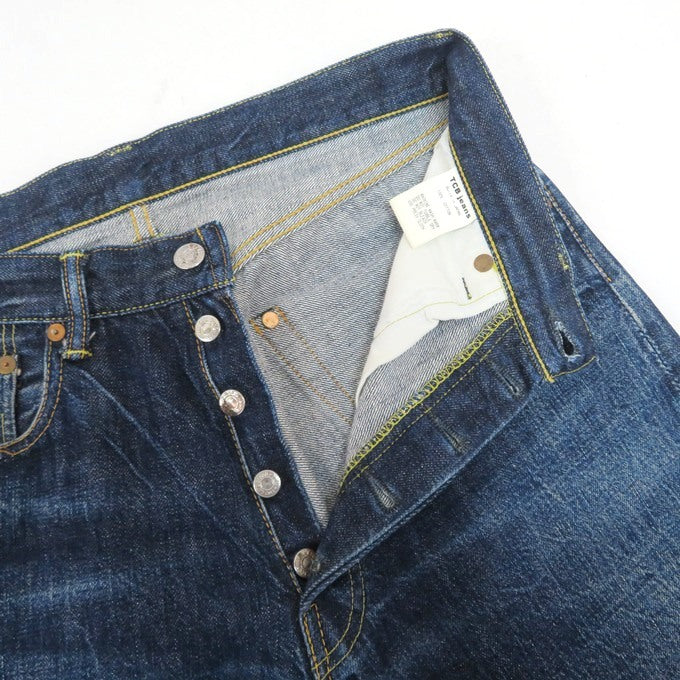 TCB JEANS Pink Selvedge Denim Pants Indigo Size 31