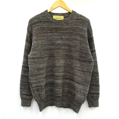 SEVEN BY SEVEN Wool Crewneck Knit Brown Size M
