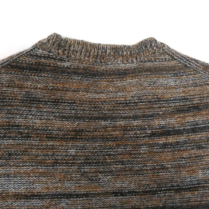 SEVEN BY SEVEN Wool Crewneck Knit Brown Size M