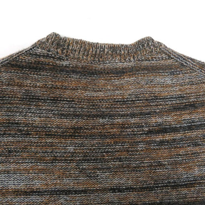 SEVEN BY SEVEN Wool Crewneck Knit Brown Size M
