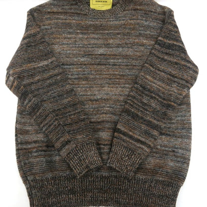 SEVEN BY SEVEN Wool Crewneck Knit Brown Size M