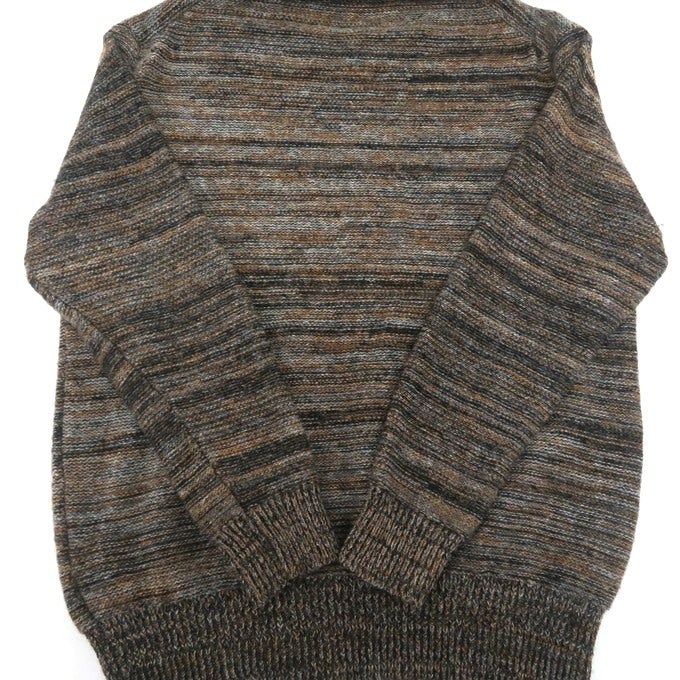 SEVEN BY SEVEN Wool Crewneck Knit Brown Size M