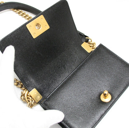 CHANEL Boy Chanel 15 Mini Matelasse Caviar Bag Size ONE SIZE