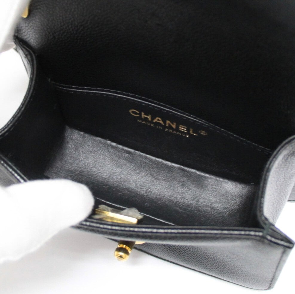 CHANEL Boy Chanel 15 Mini Matelasse Caviar Bag Size ONE SIZE