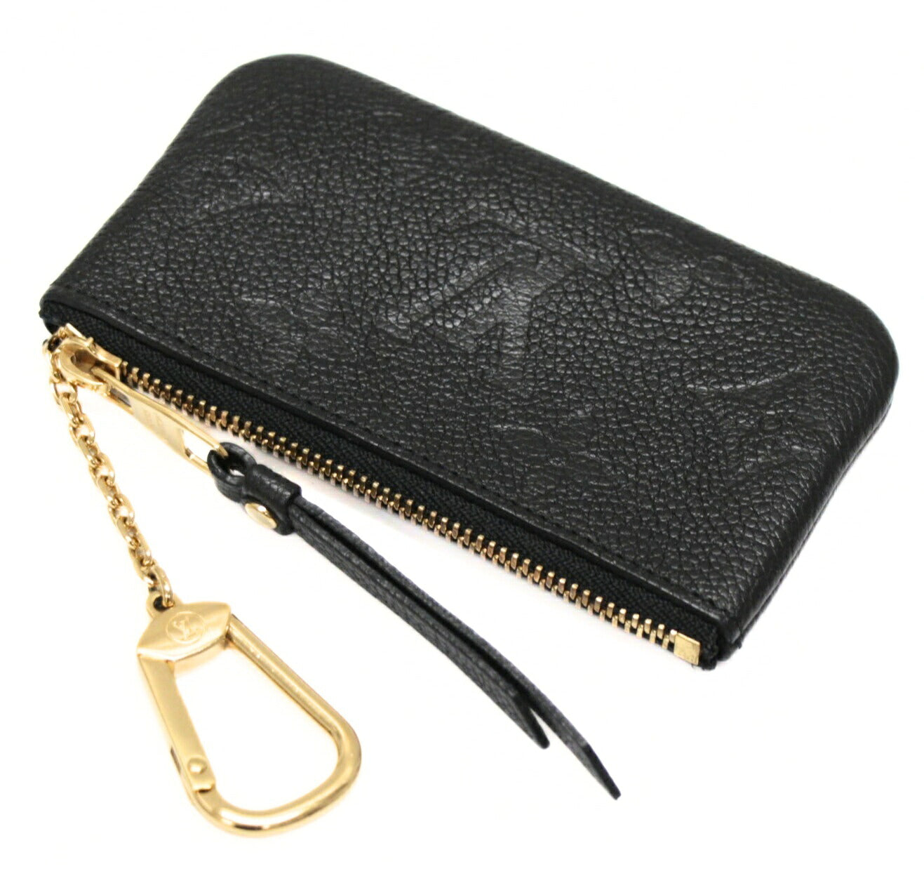 Louis Vuitton Pochette Cles Case Black Size ONE SIZE
