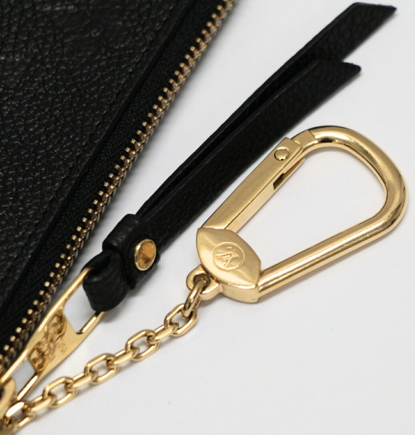 Louis Vuitton Pochette Cles Case Black Size ONE SIZE
