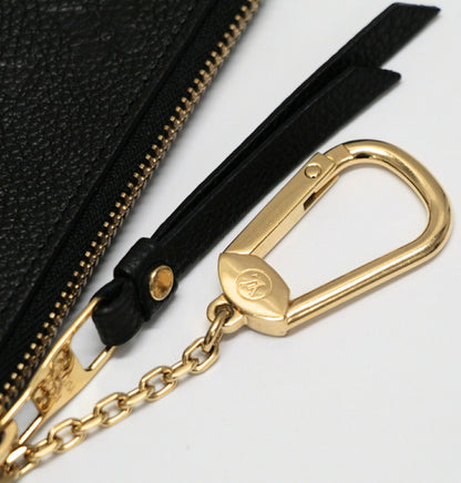 Louis Vuitton Pochette Cles Case Black Size ONE SIZE