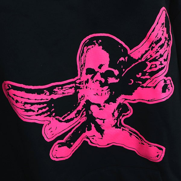 CHROME HEARTS Foti Missleren Hoodie Black/Pink Size L