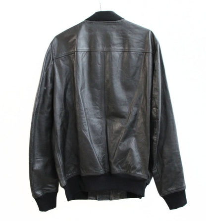 RICK OWENS 25SS Bauhaus Flight Leather Jacket Size 48