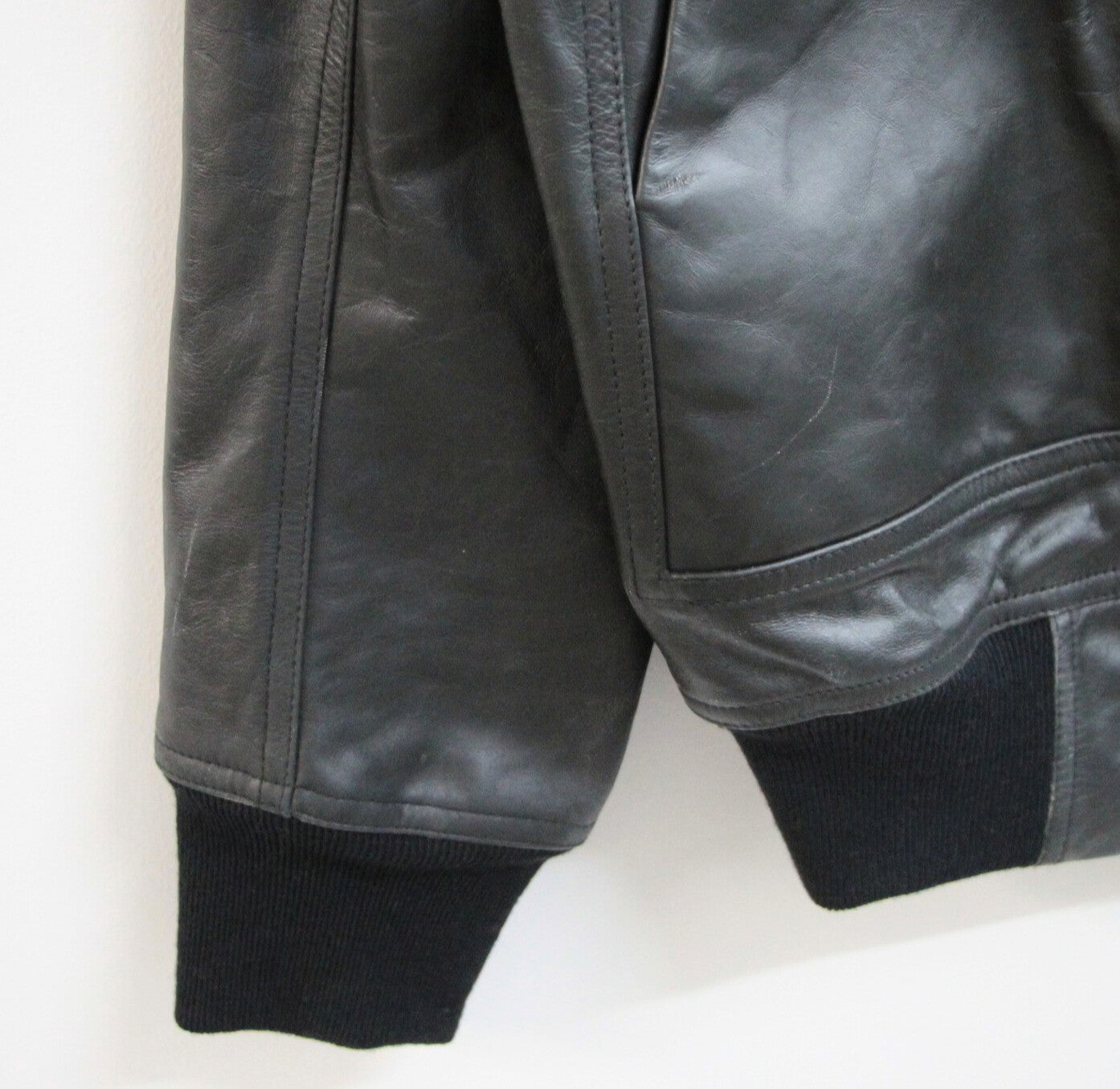 RICK OWENS 25SS Bauhaus Flight Leather Jacket Size 48
