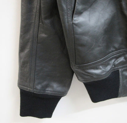 RICK OWENS 25SS Bauhaus Flight Leather Jacket Size 48