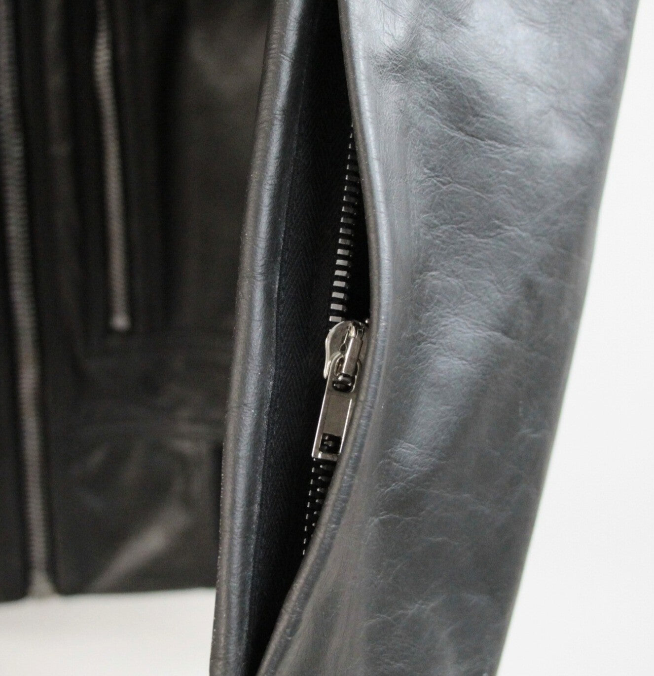 RICK OWENS 25SS Bauhaus Flight Leather Jacket Size 48