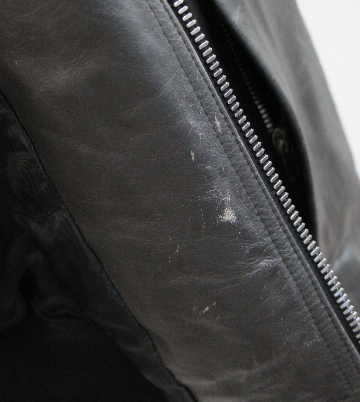 RICK OWENS 25SS Bauhaus Flight Leather Jacket Size 48