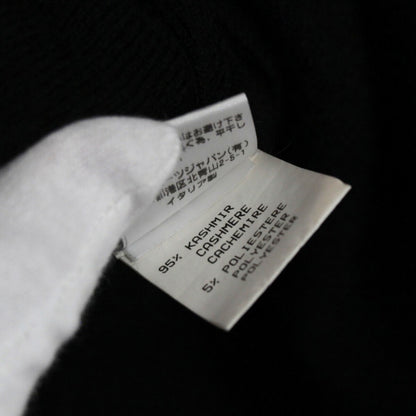 CHROME HEARTS Cashmere V-Neck Sleeve Logo Sweater Size L