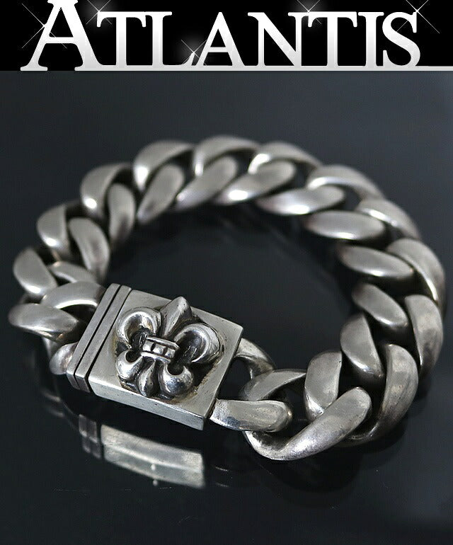 CHROME HEARTS Large Classic Bracelet Silver Size ONE SIZE