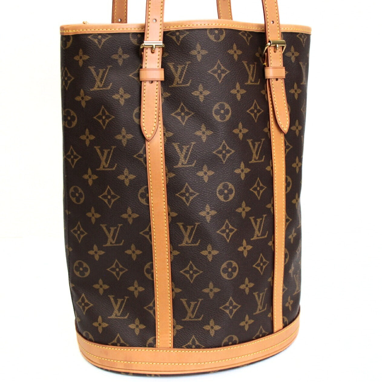 Louis Vuitton Monogram Bucket GM Bag Brown Size ONE SIZE