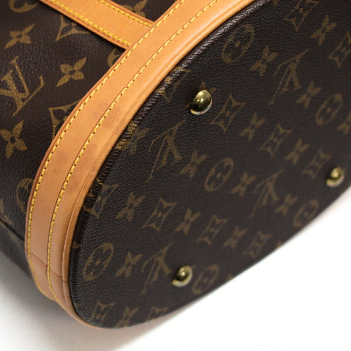 Louis Vuitton Monogram Bucket GM Bag Brown Size ONE SIZE