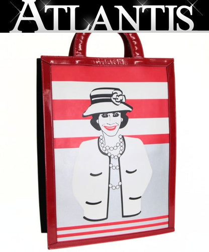 CHANEL Vintage Mademoiselle Chocolate Bag Red Size ONE SIZE